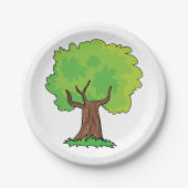 Borden voor bladpapier papieren bordje (Voorkant)