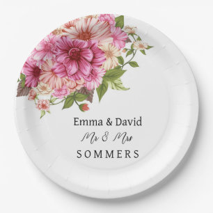 Borden voor bruiloft papieren bordje