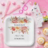 Borden voor bruiloft papieren bordje (Feest)