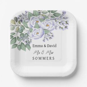 Borden voor bruiloft papieren bordje