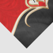 Borden voor bruiloft tissuepapier (Detail)