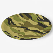 borden voor camouflagepapier papieren bordje (Gekanteld)