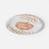 Borden voor eerste zondag roze en goudpapier papieren bordje (Gekanteld)