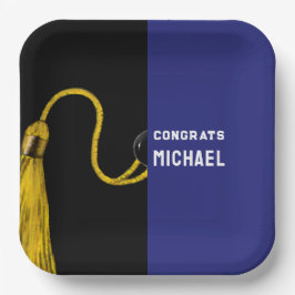 Borden voor gepersonaliseerde Graduation Party Papieren Bordje