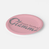 Borden voor Glamma bling paper Papieren Bordje (Gekanteld)