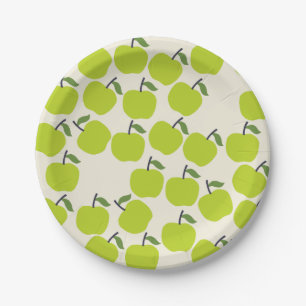Borden voor groen Apple-papier Papieren Bordje