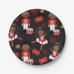 Borden voor heritage Holiday Nutkraker Paper Papieren Bordje
