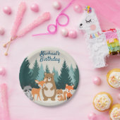 Borden voor houtwaren papieren bordje (Feest)