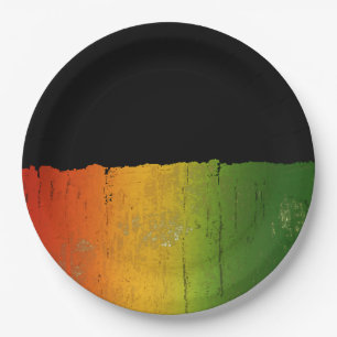 Borden voor ijs, goud en groenboek papieren bordje