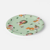 Borden voor kerstcadeaupapier papieren bordje (Gekanteld)