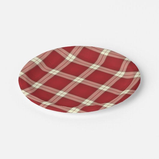 Borden voor kerstcadeautjes 02 PAPIER Papieren Bordje (Gekanteld)