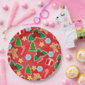 Borden voor kerstfeestartikelen papieren bordje (Feest)