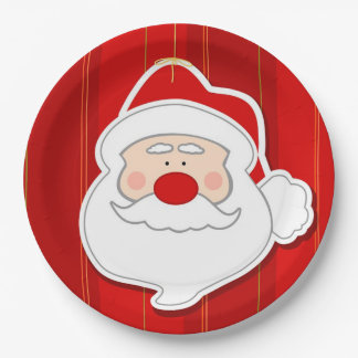 Borden voor kerstpapier/kerstcadeaubont papieren bordje