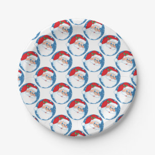 Borden voor kerstpapier/kerstcadeaubont papieren bordje