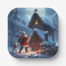 Borden voor kerstpapier