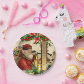 Borden voor kerstpapier,  papieren bordje (Feest)