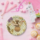 Borden voor kerstpapier, vrolijk kerstkerstcadeaut papieren bordje (Feest)