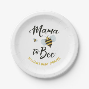 Borden voor mamma-to-BEE-papier Papieren Bordje