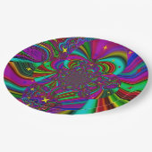 borden voor "Master Wizard Fantasy"-partijpapier Papieren Bordje (Gekanteld)