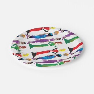 Borden voor nachtpapier voor dames papieren bordje