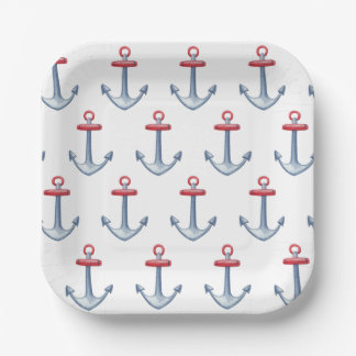 Borden voor nautisch ankerpapier papieren bordje