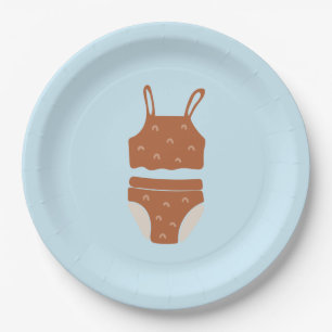 Borden voor poolpapier papieren bordje