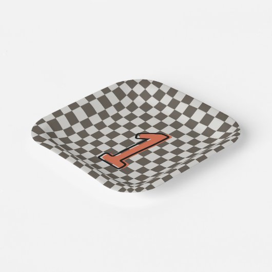 Borden voor rackpapier papieren bordje (Gebogen)