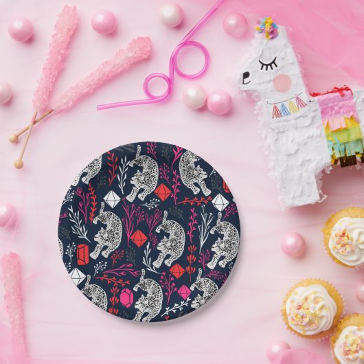 Borden voor sneeuwbladpapier papieren bordje (Feest)