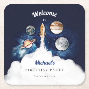 Borden voor ultraviolette stralen vierkante kartonnen onderzetter