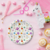 Borden voor verjaardagsdagsdagsdagsdagstaarten papieren bordje (Feest)