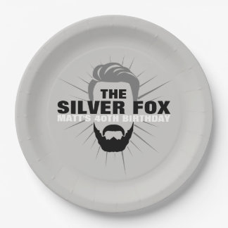 Borden voor verjaardagsfeestdagen van mannen papieren bordje