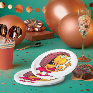 Borden voor vreemd damespapier papieren bordje