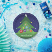 Borden voor vrolijk kerstpapier papieren bordje (Feest)