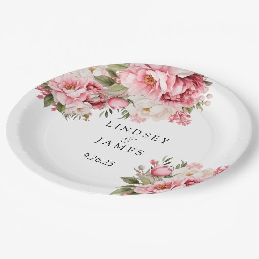 Borden voor weddenschap papieren bordje (Gekanteld)