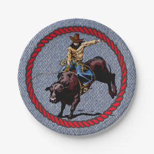 Borden voor Westerne Denim-afdrukpapier Papieren Bordje