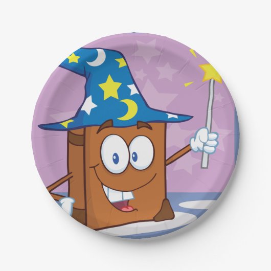 Borden voor wizard Book Papieren Bordje (Voorkant)