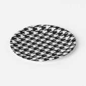 Borden voor zwart-witpapier papieren bordje (Gekanteld)