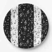 Borden voor zwart-witstrips papieren bordje (Voorkant)