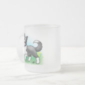 Border collie a givré la tasse (Devant gauche)