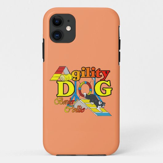 Border Collie Agility Case-Mate iPhone Case (Achterkant)