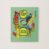 Border Collie Agility Legpuzzel (Verticaal)