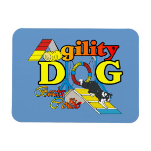Border Collie Agility Magneet