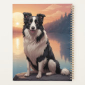Border Collie au bord du lac (Dos)