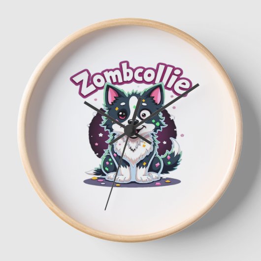 Border Collie BC Zombie Dog Halloween Essential T- (Voorkant)