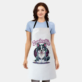 Border Collie BC Zombie Dog Halloween Essential T- Schort (Gedragen)