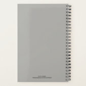 Border Collie Beach Fun | Hond Planner (Achterkant)