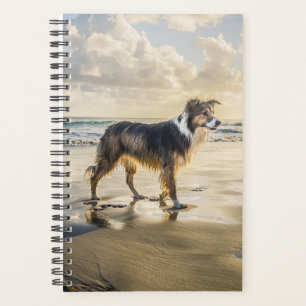 Border Collie Beach Fun Hond Planner