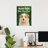 Border Collie Best Mom Poster (Bureau à domicile)
