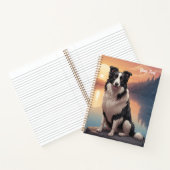 Border Collie bij het meer Notitieboek (Binnen)