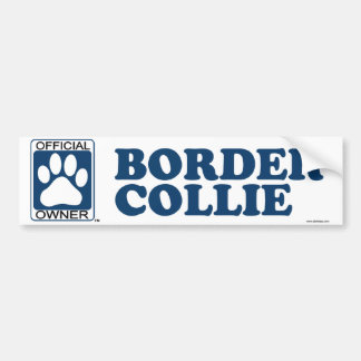 Border Collie Blauw Bumpersticker